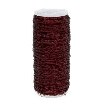 Product Bouillon effect wire Ø0.30mm 140m Bordeaux