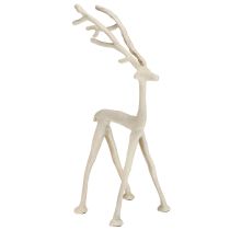 Product Reindeer figurine Metal figurine deer Grey clay optics H35cm