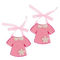 Product Nursery Felt Dress Pink 7cm 20pcs