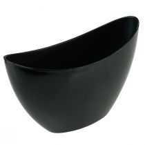 Product Decorative bowl black oval plant boat 24x9.5cmx14.5cm