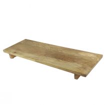 Product Decorative tray wooden board with base mango wood 80x6x27,5cm