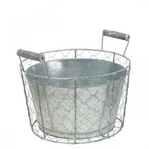 Product Wire basket pot for planting spring basket metal Ø26cm