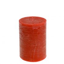 Product Solid colored candles orange 85x120mm 2pcs