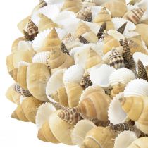 Product Shell wreath shells sea snails natural white Ø35cm