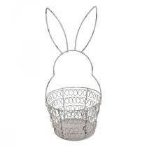 Product Easter basket wire basket Easter Bunny Shabby Ø12cm H26.5cm