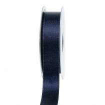 Product Satin ribbon with glitter blue 25mm 20m