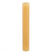 Product Taper candles colored candles honey 34x240mm 4 pcs