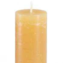 Product Taper candles colored candles honey 34x240mm 4 pcs