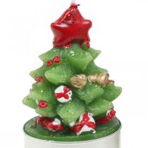 Product Tea lights Christmas tea light fir tree H6.5cm 6pcs