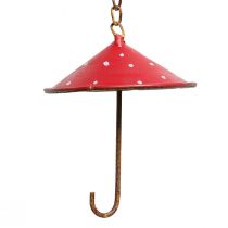 Product Bird feeder fly agaric for hanging rust Ø8.5cm