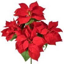 Product Poinsettia Red Artificial Plant 5 Flowers 40cm