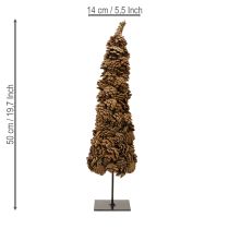 Product Pinecone Christmas Tree, Pine Cone Decoration, Natural, 14×50cm