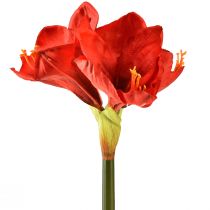 Product Artificial Amaryllis in bright red – elegant floral splendour for luxurious room decoration, 66 cm