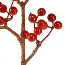Product Bright Red Berry Branches – Ideal for Festive Decorations, 30 cm – Set of 6