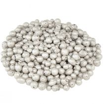 Product Brilliant decorative pearls 4mm - 8mm champagne 1l