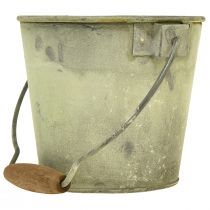 Product Decorative bucket metal rust vintage Ø15/17.5/22cm set of 3