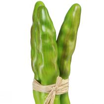 Product Decorative Asparagus Green Artificial Vegetables L22cm Ø1,5cm 3pcs