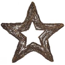Product Decorative stars for hanging willow stars natural 48cm 2pcs