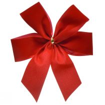 Product Decorative bow red velvet bow 4cm wide Christmas bow for outdoors 15×18cm 10pcs