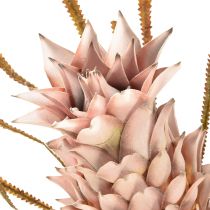 Product Exotic artificial flower pink large pineapple blossom 74cm