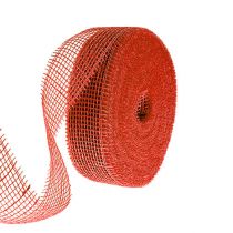 Product Jute ribbon red 5cm 40m