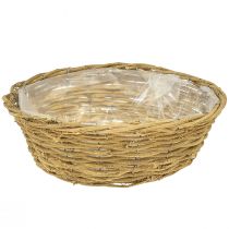 Product Plant bowl decorative bowl round natural vines Ø35cm H12cm