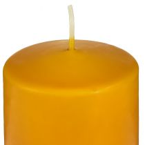 Product Pillar candle Wenzel candles PURE candles stearin honey 90x60mm