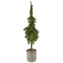 Pointed fir in pot artificial Christmas tree Ø12cm H70cm