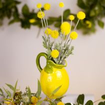 Product Lemon vase ceramic decorative jug lemons yellow H18.5cm