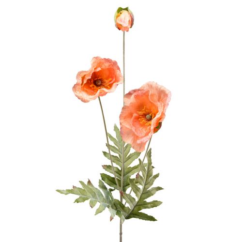 Artificial flowers silk flowers poppies decoration 75cm