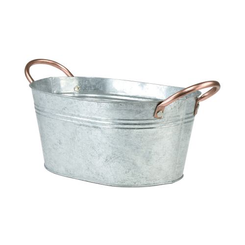 Product Flower bowl with handles decorative metal bowl 17.5×12×9cm