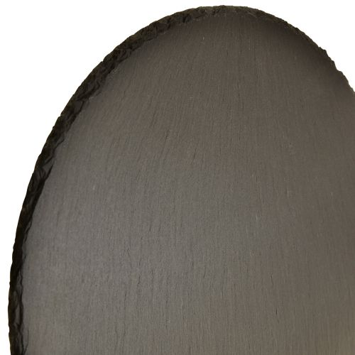 Product Natural Slate Plate Round Stone Tray Black Ø30cm 2 pcs