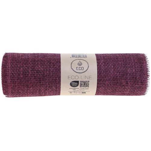 Product Table runner jute jute ribbon table ribbon wine red 30cm 5m