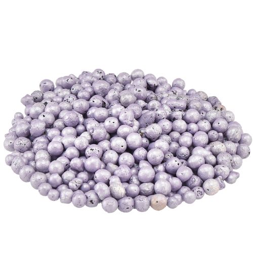 Floristik24 Brilliant decorative beads 4mm - 8mm purple 1l