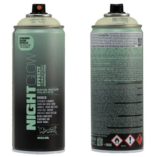 Product Fluorescent Paint Spray Can Nightglow Green 400ml