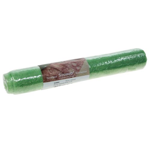 Product Deco fleece Sizoweb table runner lime green 30cm 5m