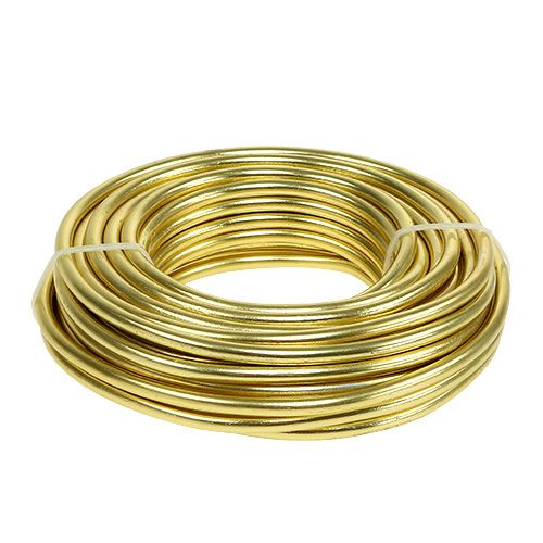 Floristik24 Aluminium wire 5mm 500g gold