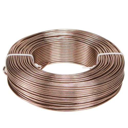 Aluminum Wire Ø2mm Aluminum Wire Craft Wire Light Brown 500g 60m