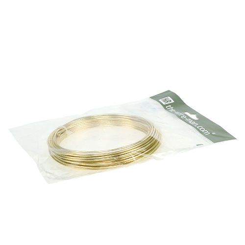 Product Aluminium wire 2mm 100g gold