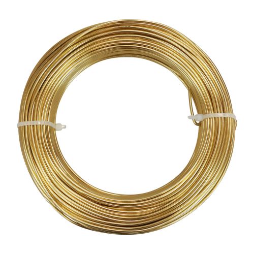 Product Aluminum wire Ø2mm 500g 60m gold