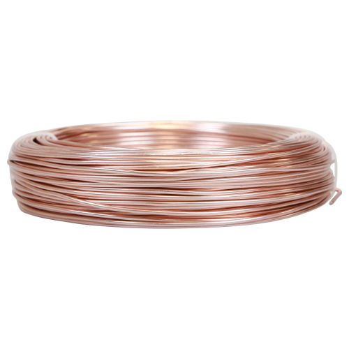 Product Aluminium wire 2mm jewellery wire rose gold 60m 500g