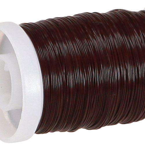 Product Wire for floristry and crafts Chocolate Brown 0.35mm 100g 3pcs