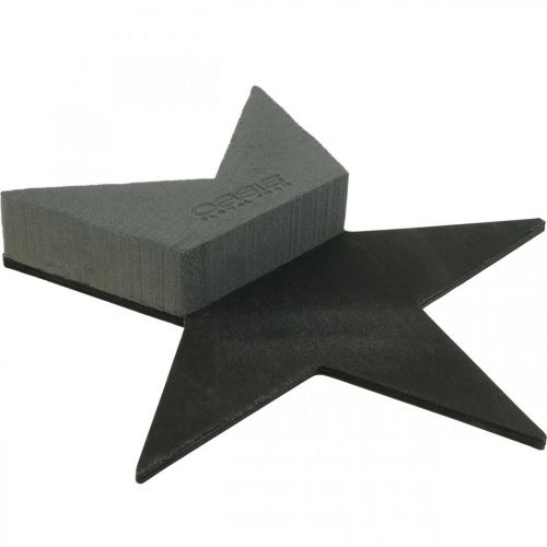 Product OASIS® Black Bioline® Floral Foam Star Black H30cm 2 pcs