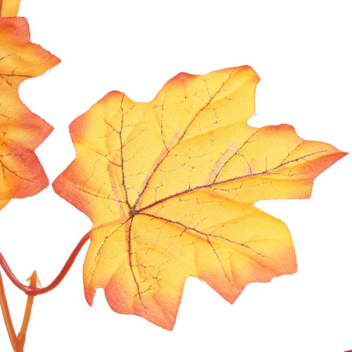 Product Leaf garland autumn garland orange yellow 168cm 2pcs