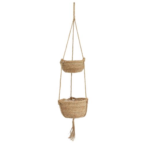 Product Hanging basket seagrass baskets for hanging on the rope H130cm