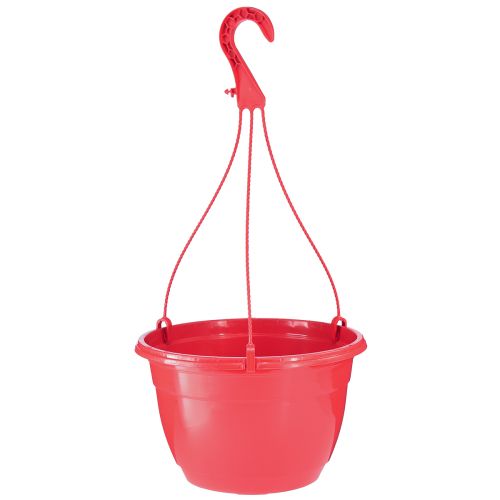 Floristik24 Hanging flower basket red flower pot Ø25cm H50cm