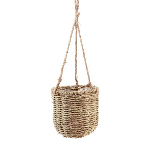 Product Hanging flower pot seagrass basket Ø15/20/25cm set of 3