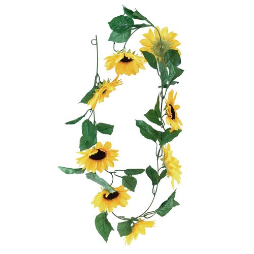 Product Flower garland with 8 artificial sunflowers 135cm