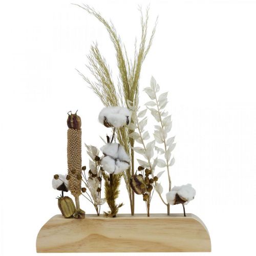 Floristik24 Dried flowers stand Dried flowers décor wood 25cm