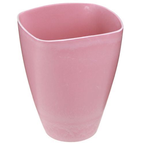 Product Flowerpot Plastic Vase Orchid Pot Pink H16.5cm 4pcs